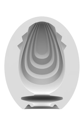 Masturbateur egg unite savage - Blanc - 60 g