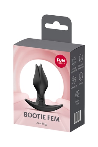 Plug anal - Negro - 8 cm