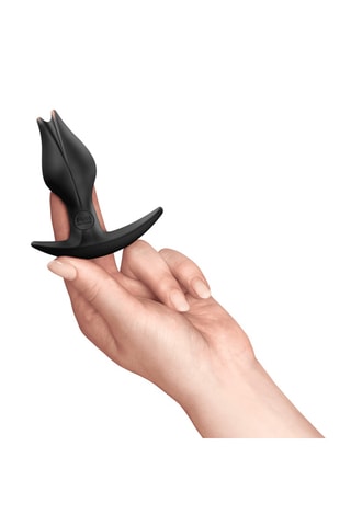 Plug anal - Negro - 8 cm