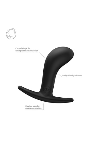 Plug anal - Negro - 10 cm