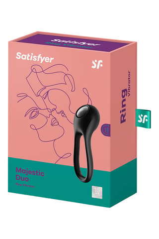 Satisfyer Majestic Duo - Negro - 12 cm