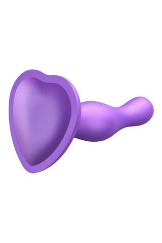 Godemichet dildo plug curvy -  Taille S - Violet - 12,5 cm