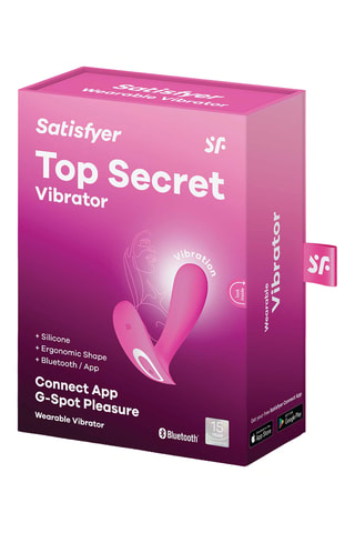 Vibrador top secret connect app - Fucsia - 11 cm