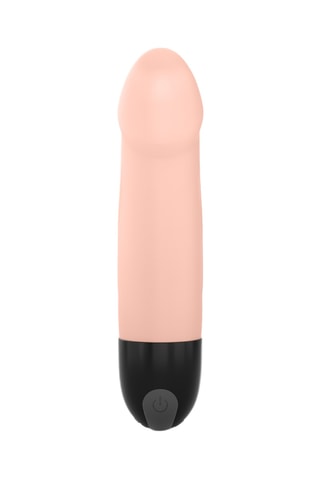 Vibrador recargable Real Vibration S flesh 2.0 - Beige - 12 cm