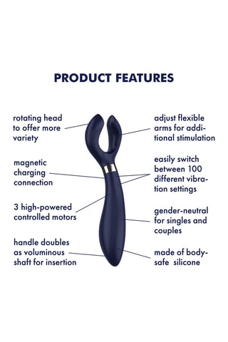 Vibrador Endless Fun - Azul -­ 21 cm