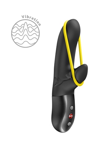 Vibrador amorino - Negro - 18 cm