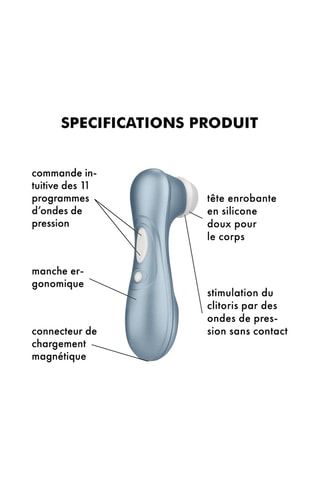 Estimulador clitoriano Satisfyer Pro 2 generación 2 - Celeste