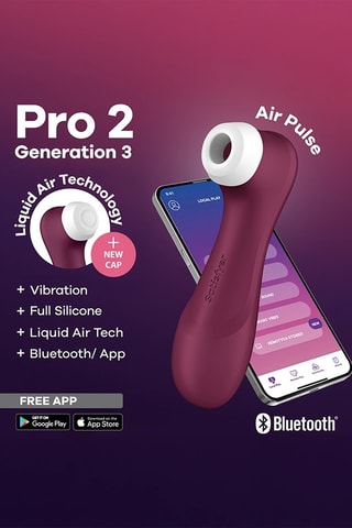 Estimulador clitoriano Pro 2 generación 3 connect app - Rojo
