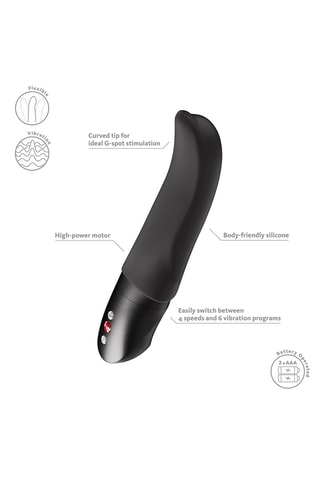Vibrador Diva dolphin - Negro - 19 cm