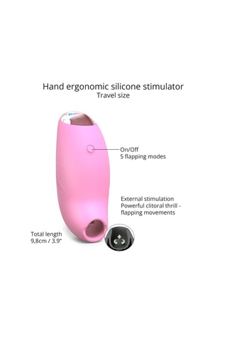 Estimulador clitoriano - Rosa