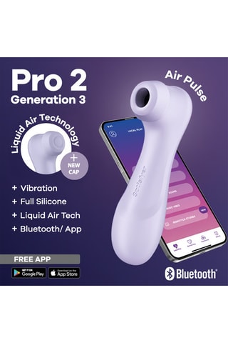 Estimulador clitoriano Satisfyer Pro 2 generación 3 - Malva