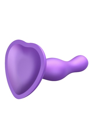 Godemichet dildo plug curvy - Taille XL - Violet - 16,5 cm