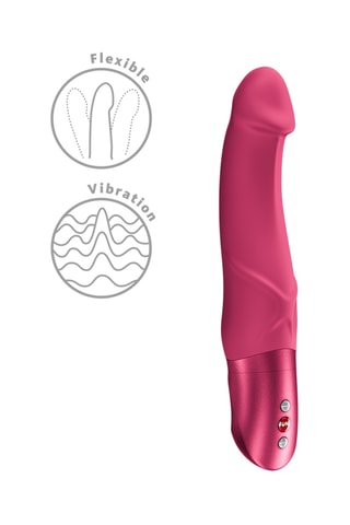 Vibrador Mr. Boss - Rosa viejo - 21 cm