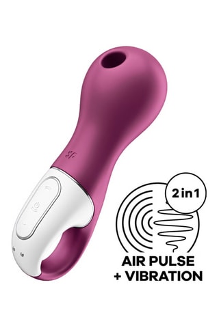 Estimulador clitoriano Waterproof Lucky Libra - Violeta
