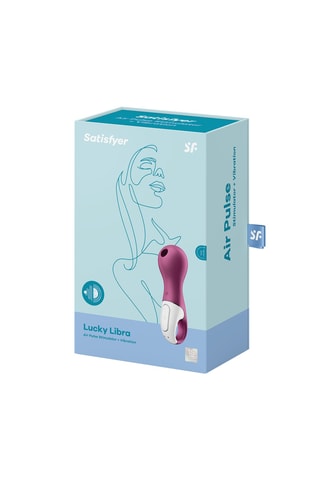 Estimulador clitoriano Waterproof Lucky Libra - Violeta
