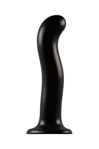 Dildo punto P&G - Talla XL - Negro - 18 cm