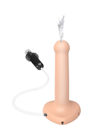 Godemichet éjaculateur vanille - Taille S - Beige - 14,5 cm