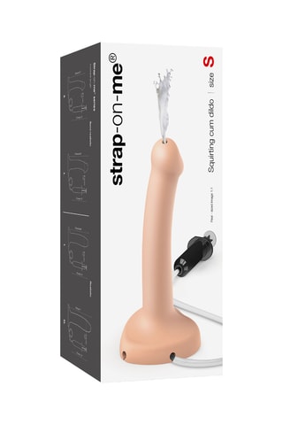Godemichet éjaculateur vanille - Taille S - Beige - 14,5 cm