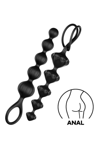 2 bolas anales - Negro