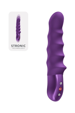 Vibrador pulsador STRONIC SURF - Violeta - 21 cm