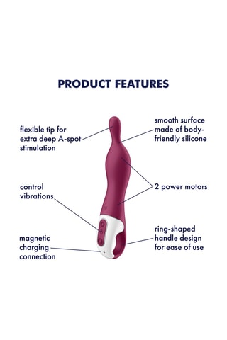 Vibrador a-mazing 1 - Rosa viejo - 22 cm
