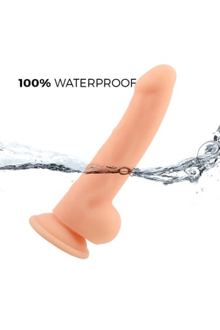 Godemiché waterproof deluxe real curve - Nude - 23 cm