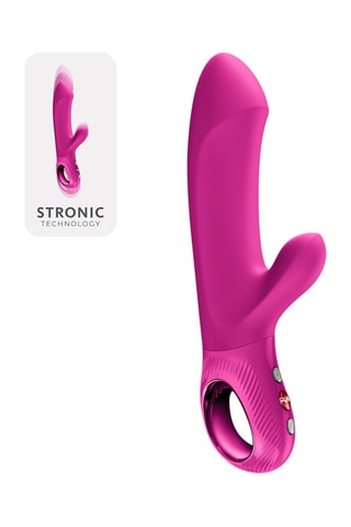 Vibrador rabbit bi stronic embrace - Fucsia - 22 cm