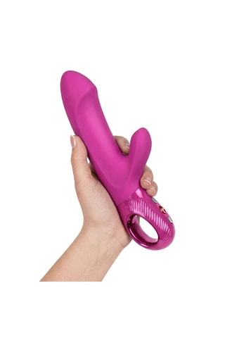 Vibrador rabbit bi stronic embrace - Fucsia - 22 cm