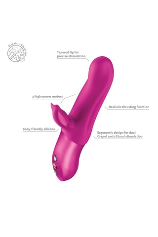 Sextoy inteligente bi stronic fusion - Fucsia - 22 cm