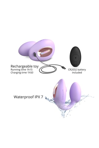 Vibrador wonderlover - Malva - 10 cm