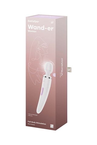 Vibrador Wand-er Woman - Blanco - 34 cm