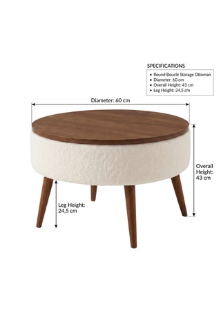 Table basse - 60 x 43 cm