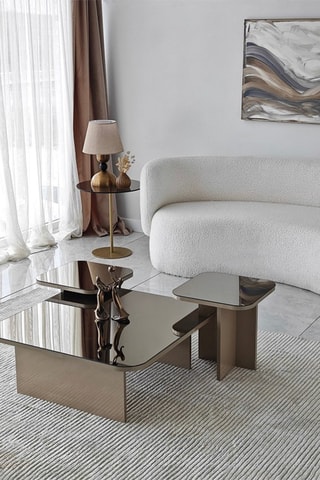 3 tables basses Jazz - 80 x 30 x 80 cm