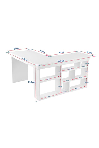 Bureau Vesper - 120/130 x 71,8 x 40/50 cm