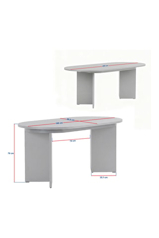Table à manger extensible - 160/200 x 76 x 89,5 cm
