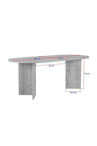 Table à manger - 200 x 90 x 75 cm