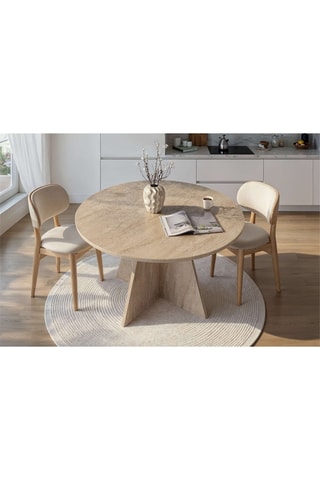Table à manger Virella - 120 x 75 x 120 cm