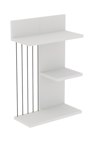 Etagère murale 3 niveaux Blanc - 40 x 60 x 19 cm