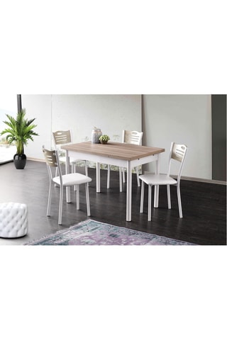 Table à manger extensible Polo - 110/170 x 70 x 75 cm