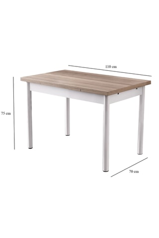 Table à manger extensible Polo - 110/170 x 70 x 75 cm