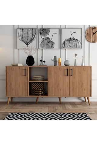 Bahut 3 portes - 180 x 45 x 80 cm