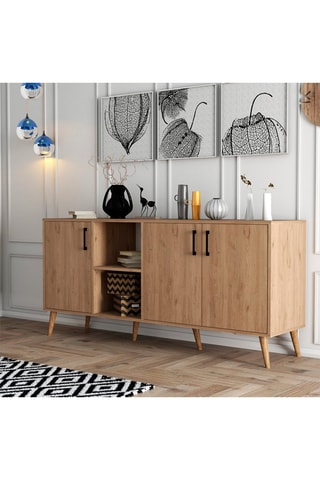 Bahut 3 portes - 180 x 45 x 80 cm