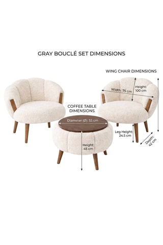 2 fauteuils et table basse