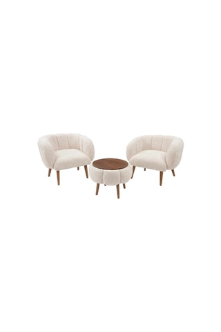 2 fauteuils et table basse