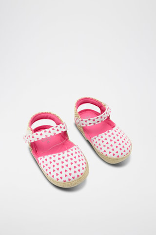 Pantoffels - Roze en Wit
