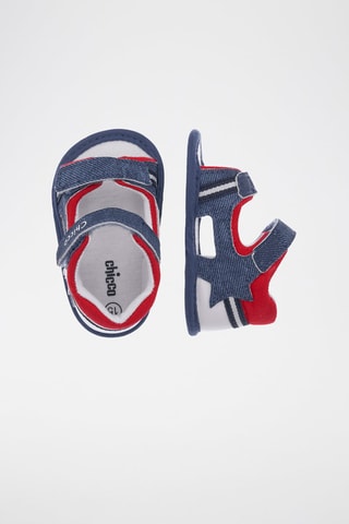 Pantoffels - Gemêleerd Marineblauw
