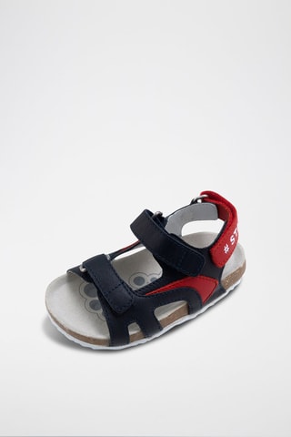 Leren Sandalen Marineblauw