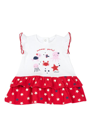 Jurk - Rood en Wit