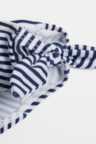 Bikini - Wit en Marineblauw