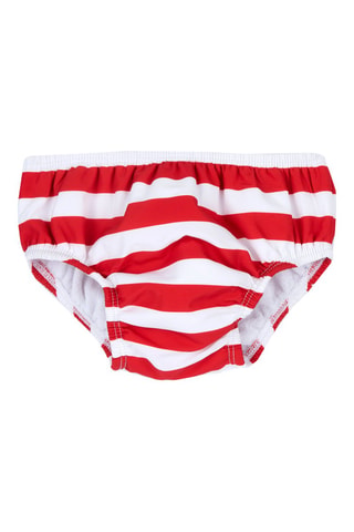 Zwemslip - Rood en Wit